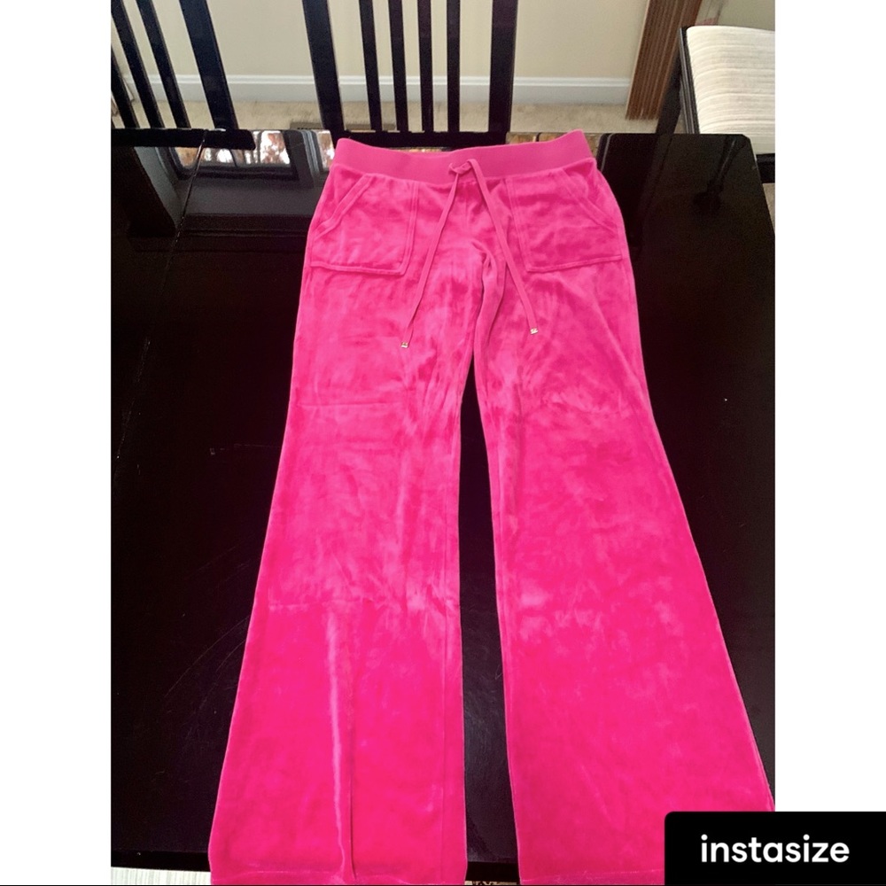 Juicy Couture Pink Velour Pants